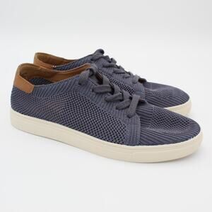 Lucky Brand Sneakers Womens 9.5 Blue Tan Casual Comfort Shoes Knit Lightweight